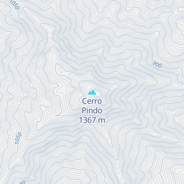 Map of Cerro Pindo