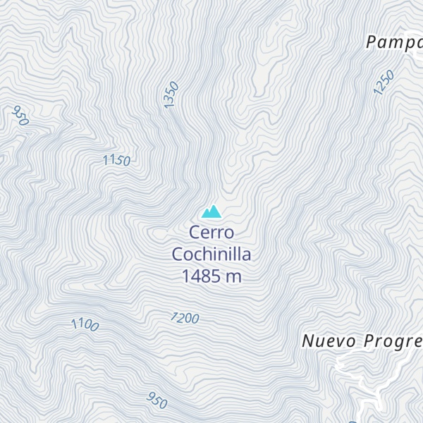 Map of Cerro Cochinilla