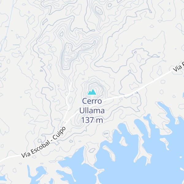 Map of Cerro Ullama