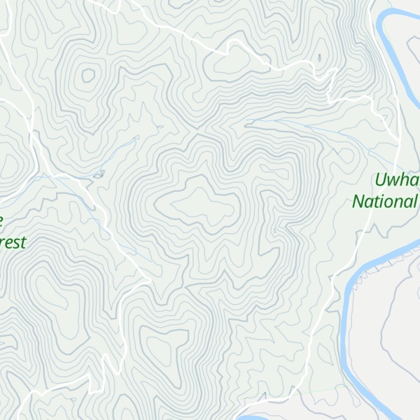 Map of Daniel Mountain