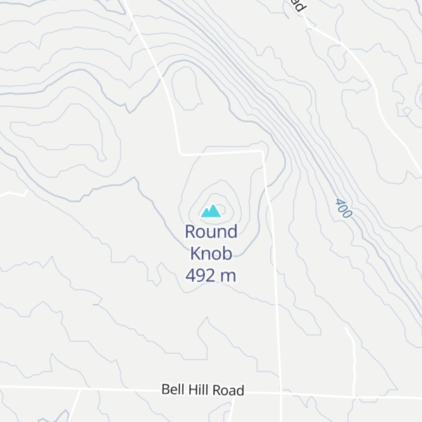Map of Round Knob