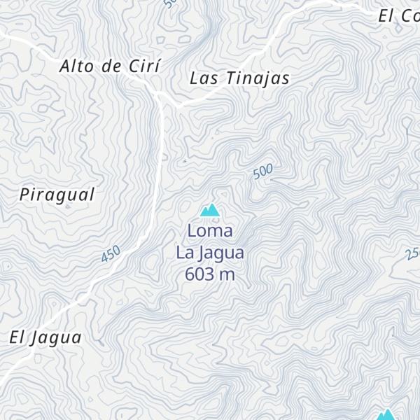 Map of Loma La Jagua