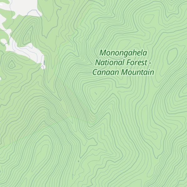 Map of Briery Knob