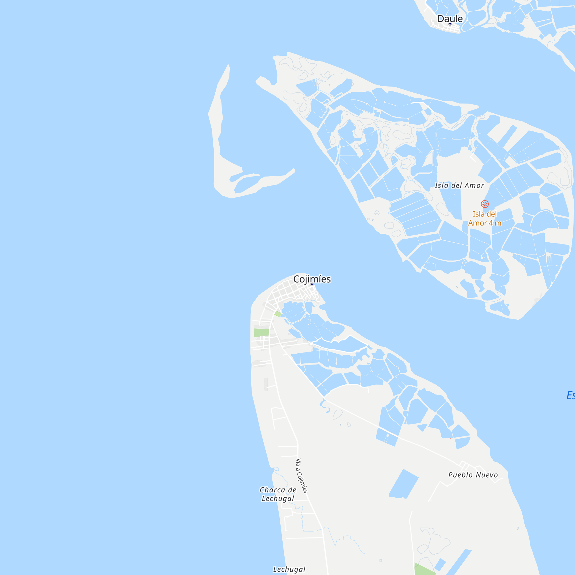 Cabañas Quiximies map