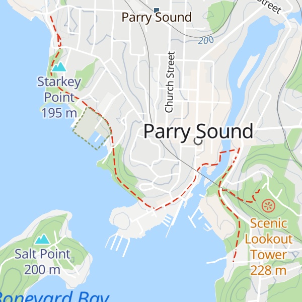 Map of Bobs Point