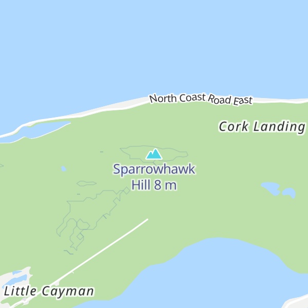 Map of Sparrowhawk Hill