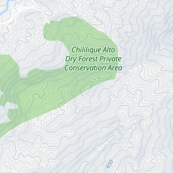 Map of Cerro Peña Blanca