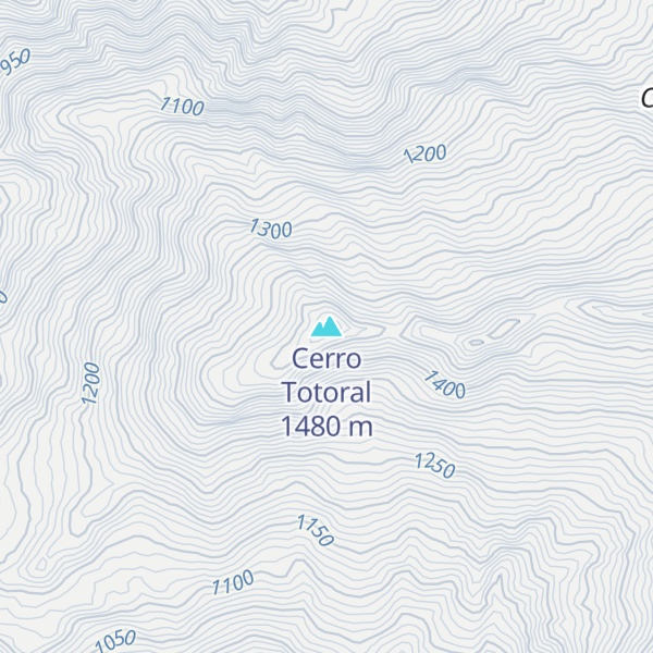 Map of Cerro Totoral
