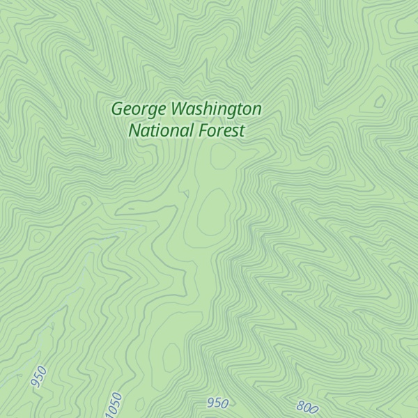 Map of Oliver Mountain