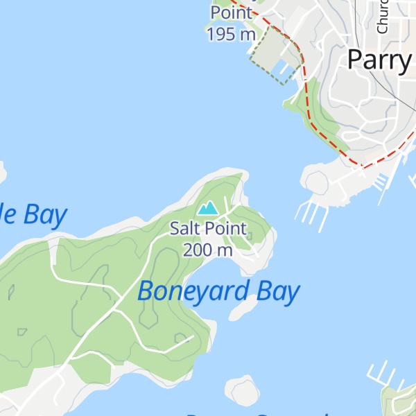 Map of Salt Point