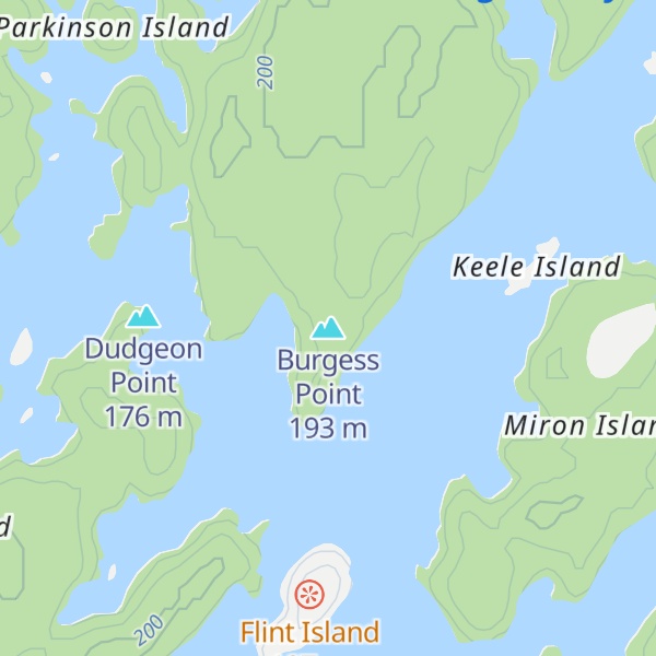 Map of Burgess Point