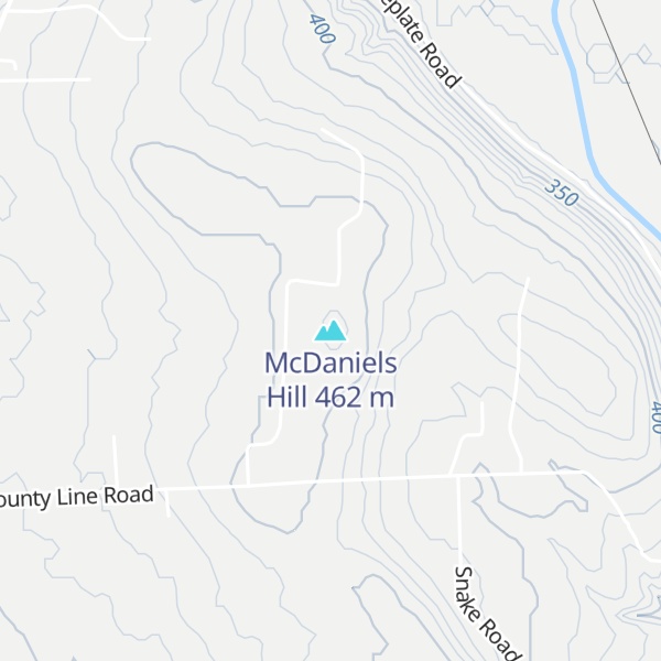 Map of McDaniels Hill