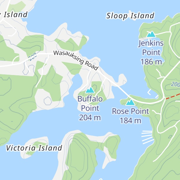 Map of Buffalo Point