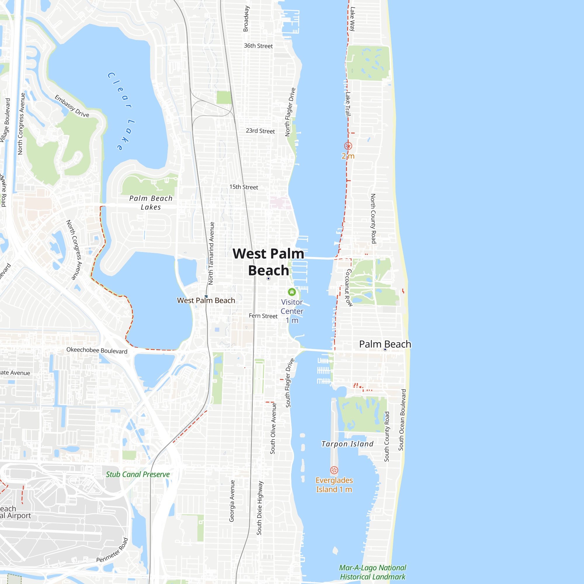Visitor Center map