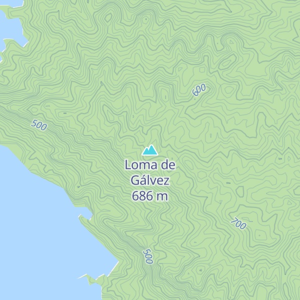 Map of Loma de Gálvez