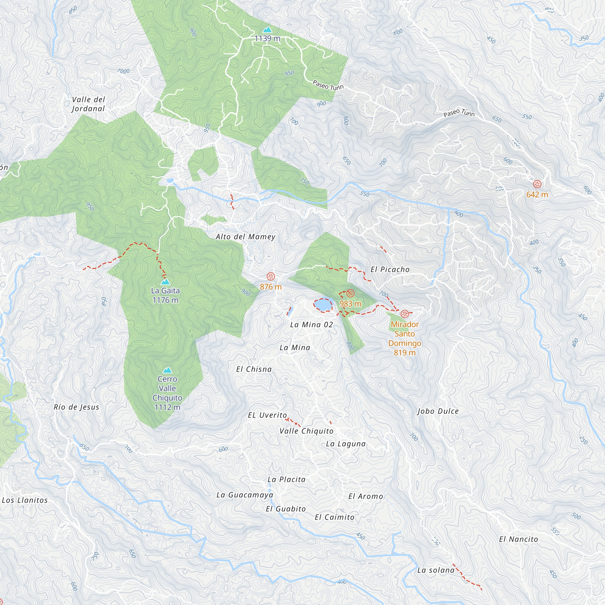 Cabañas Aleli map