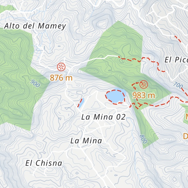 Map of Cabañas Aleli