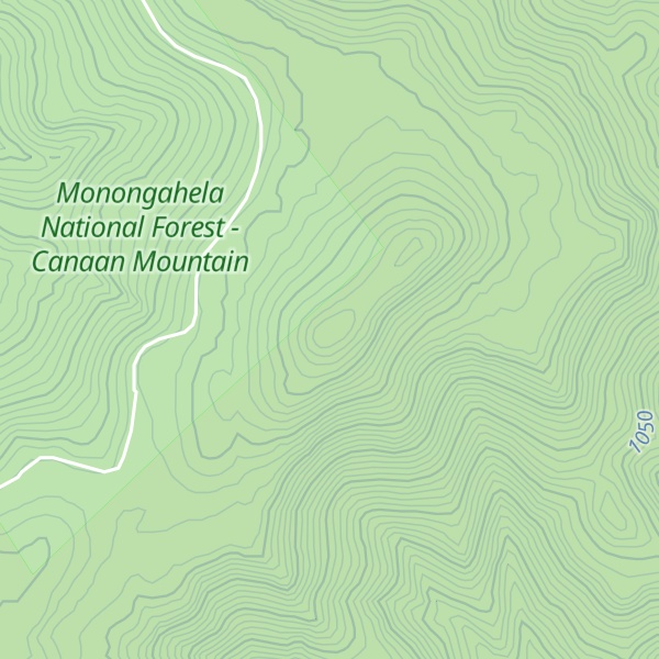 Map of Gibson Knob