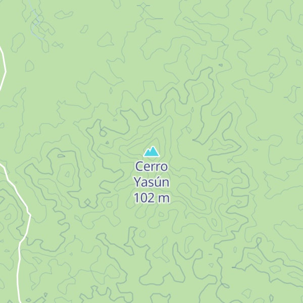 Map of Cerro Yasún