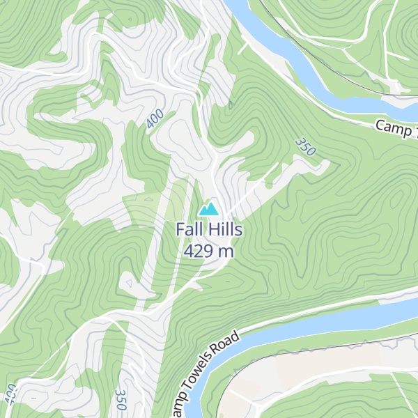 Map of Fall Hills