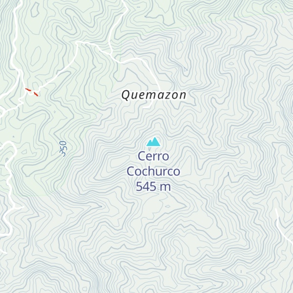 Map of Cerro La Lajilla