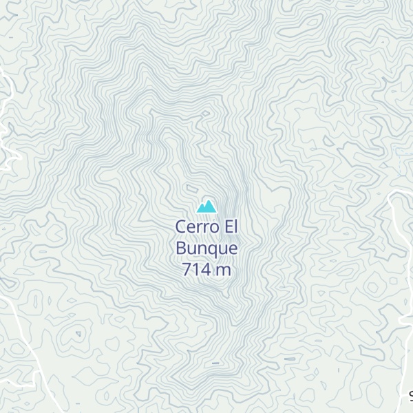 Map of Cerro El Bunque