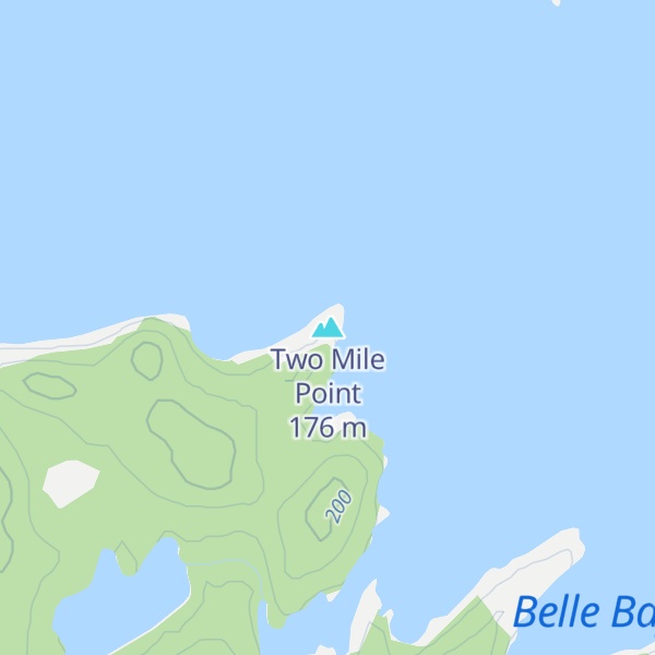 Map of Two Mile Point