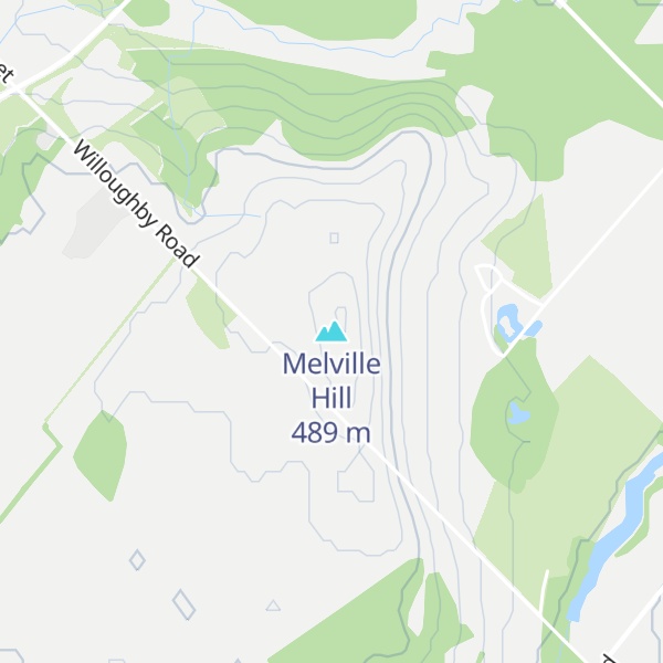 Map of Melville Hill