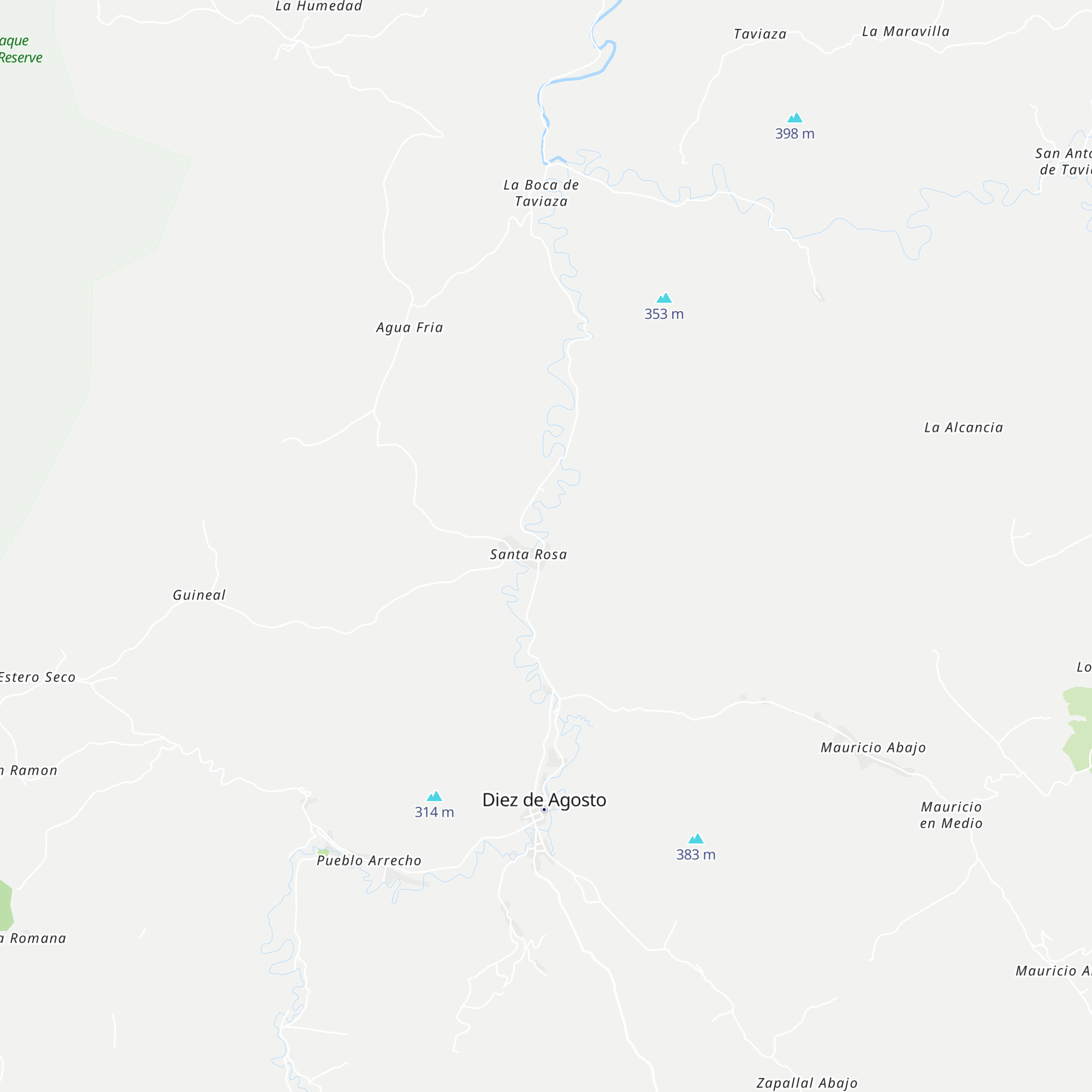 Familia García Muñoz map