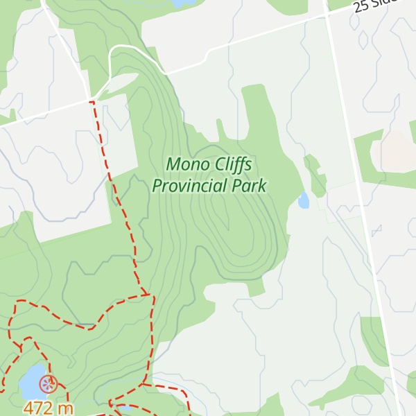 Map of Mono Hills