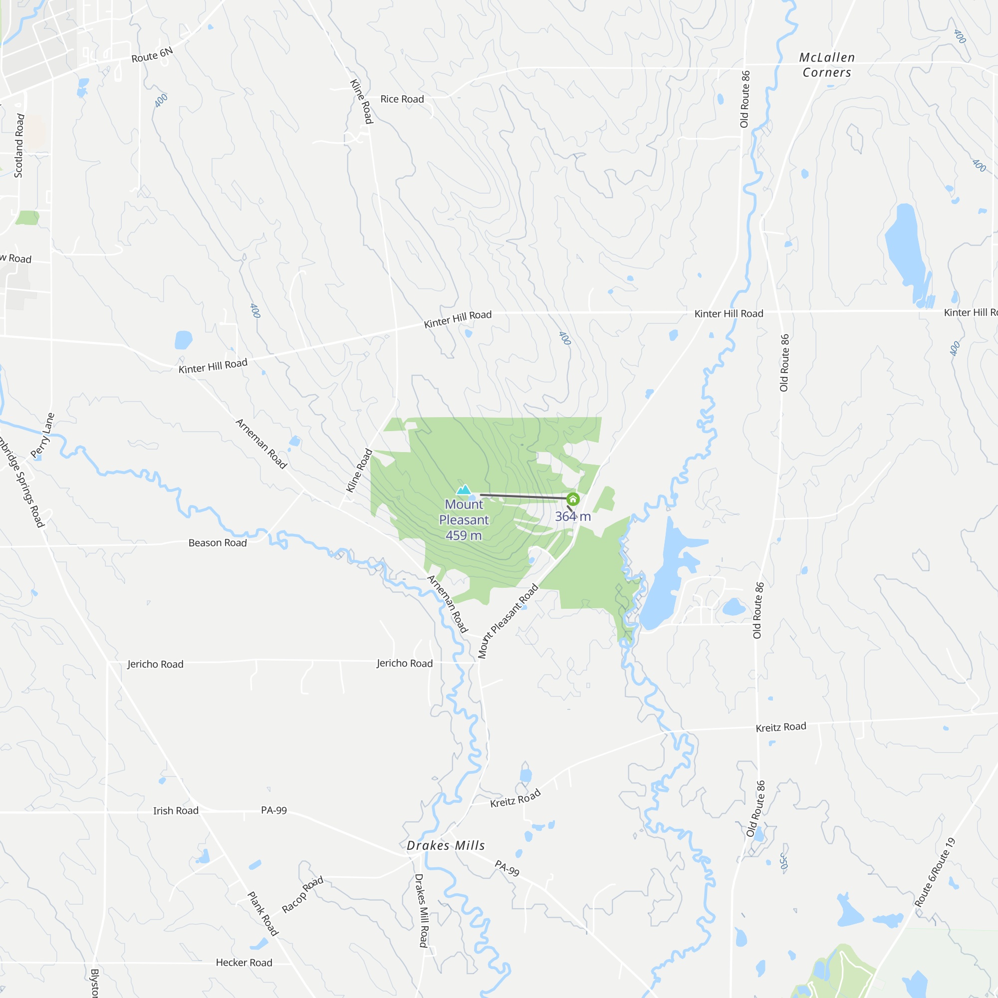 Hurst House map