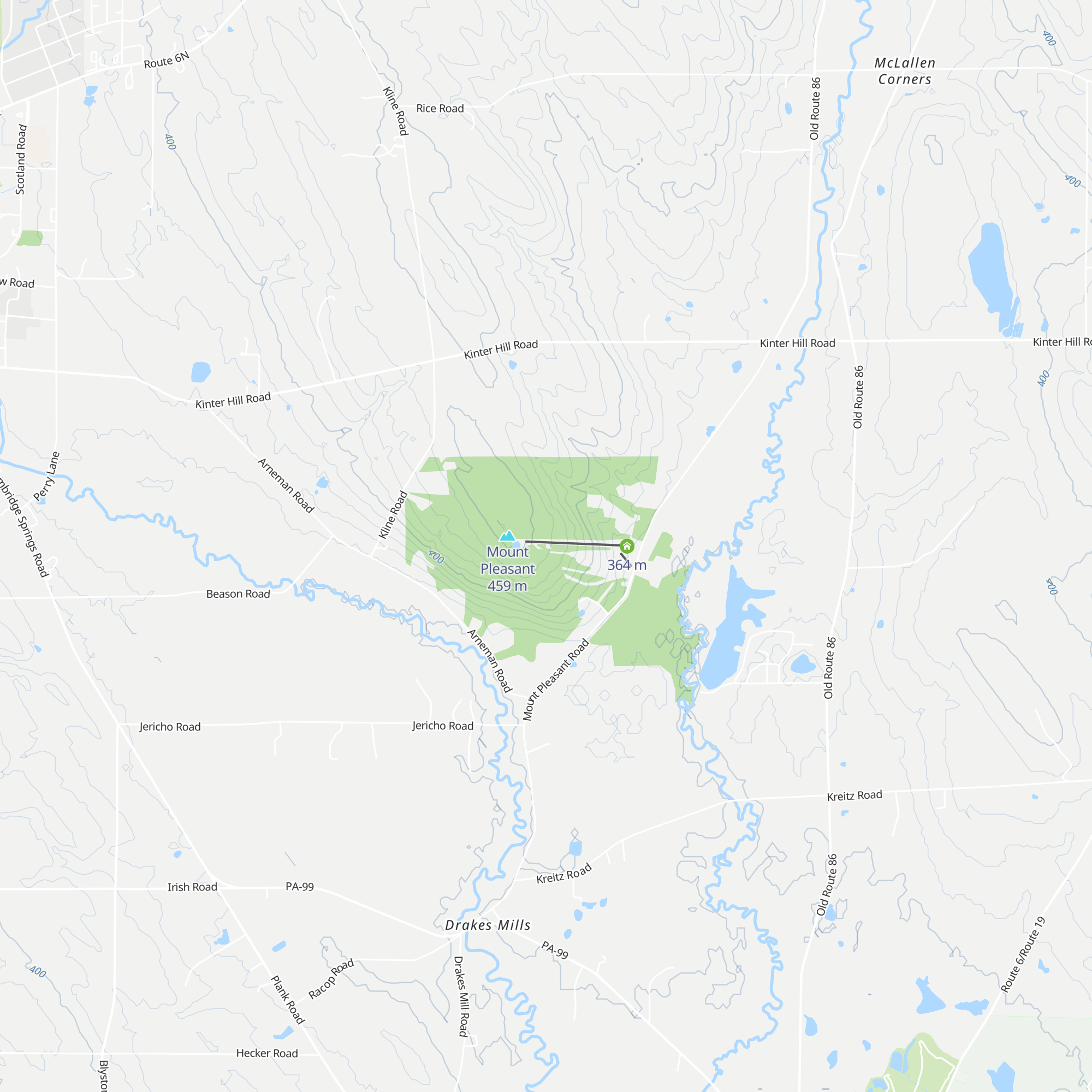 Hurst House map