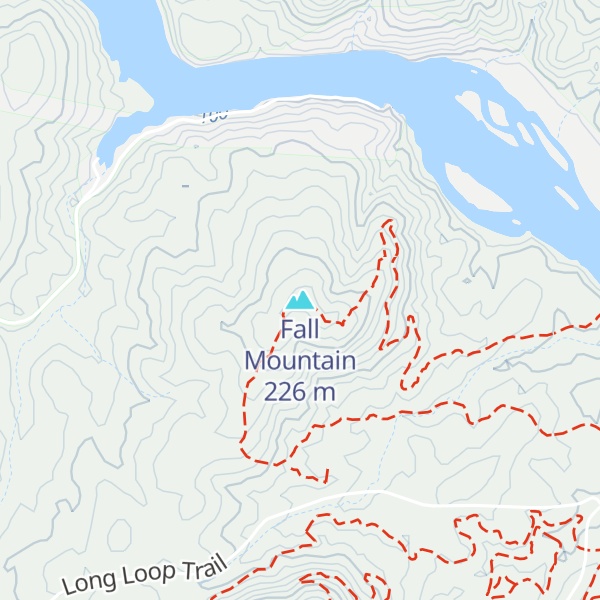 Map of Fall Mountain