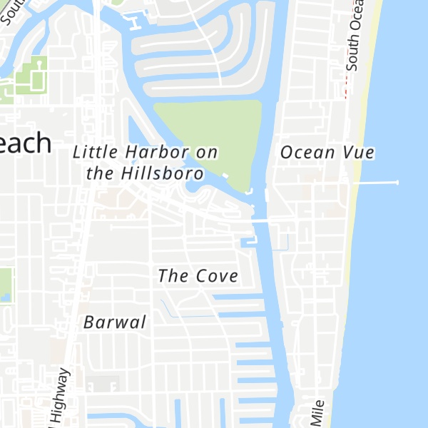 Map of Deerfield Beach Chamber of Commerce