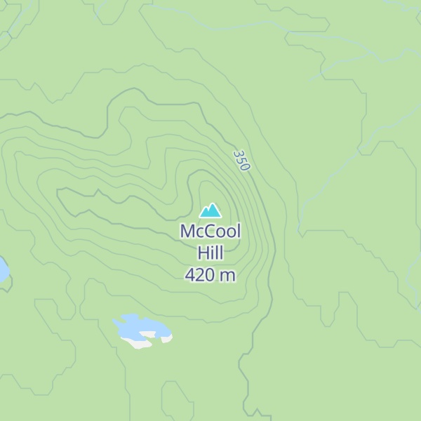 Map of McCool Hill