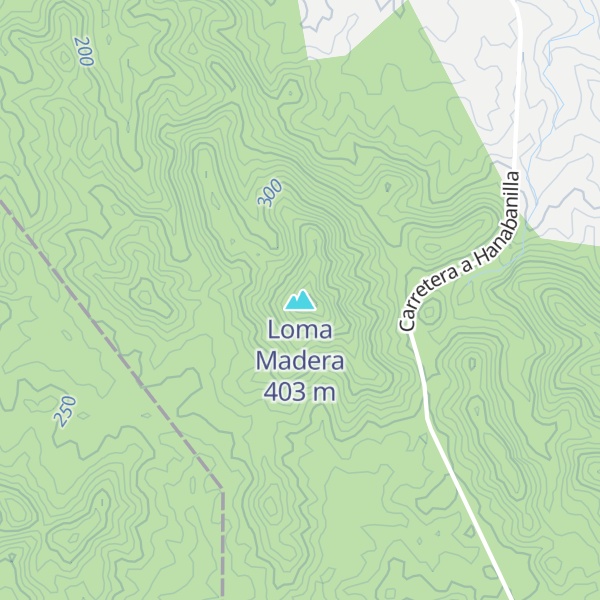 Map of Loma Madera