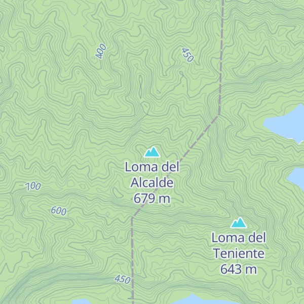 Map of Loma del Alcalde