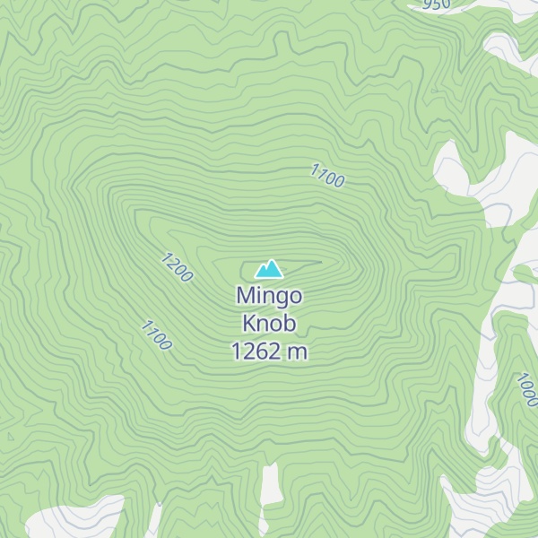 Map of Mingo Knob