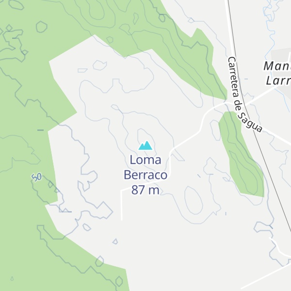 Map of Loma Berraco