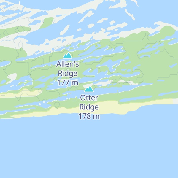 Map of Otter Ridge