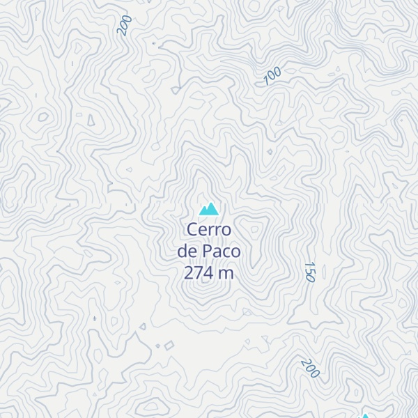 Map of Cerro de Paco