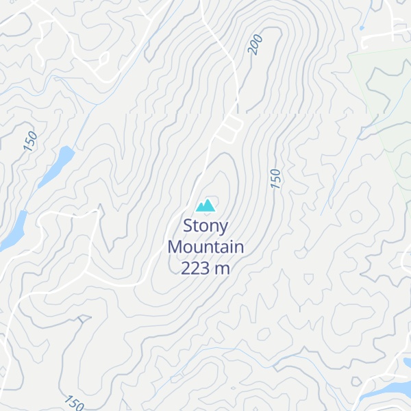 Map of Stony Mountain