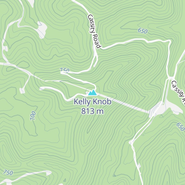 Map of Kelly Knob