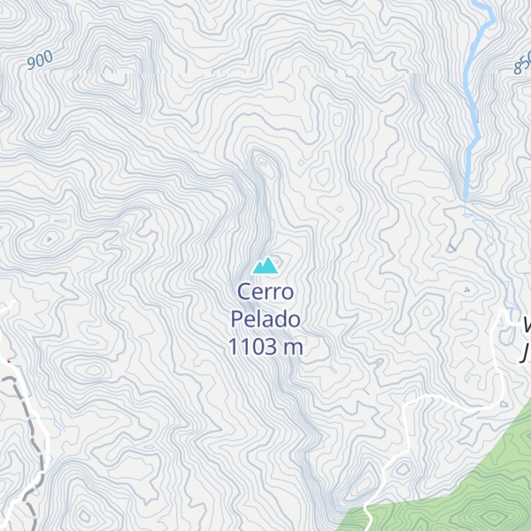 Map of Cerro Pelado