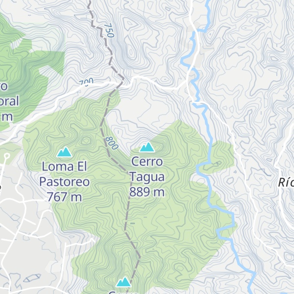 Map of Cerro Tagua