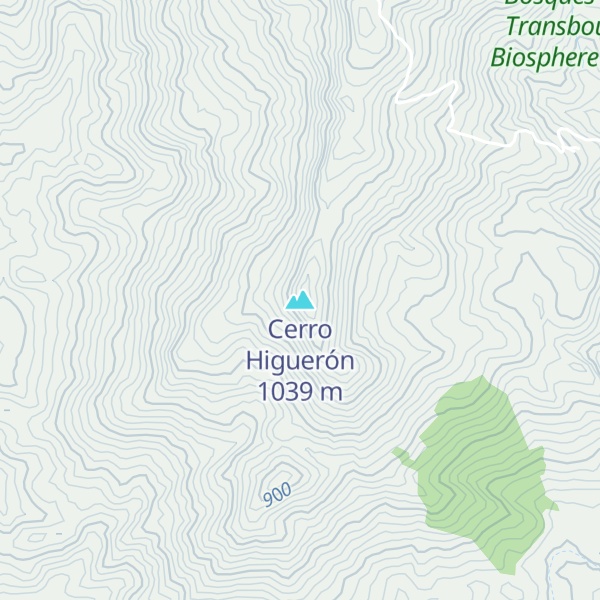 Map of Cerro Higuerón