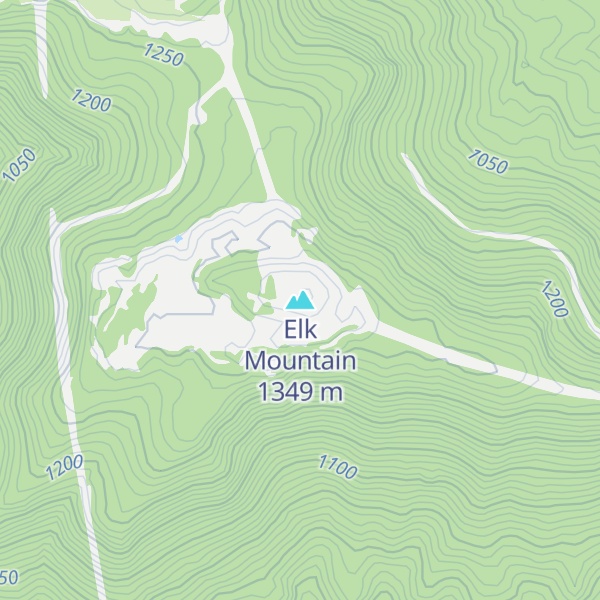 Map of Elk Mountain