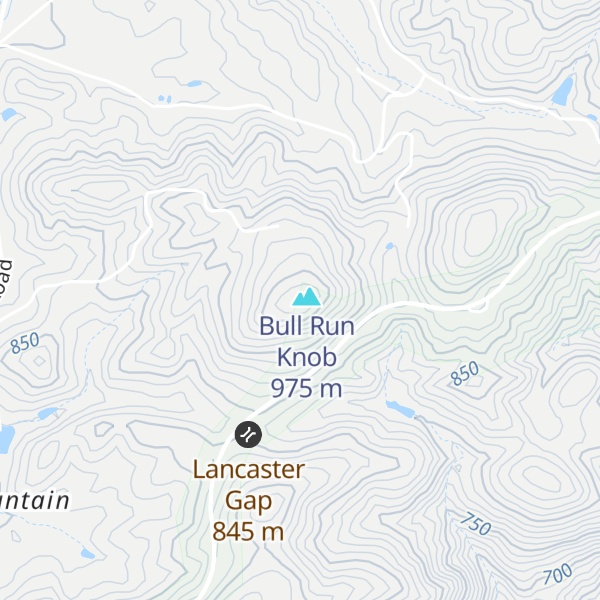 Map of Bent Mountain