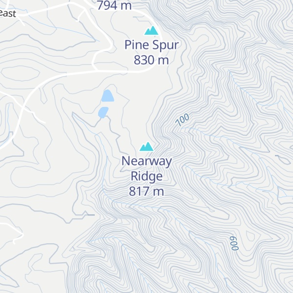 Map of Nearway Ridge