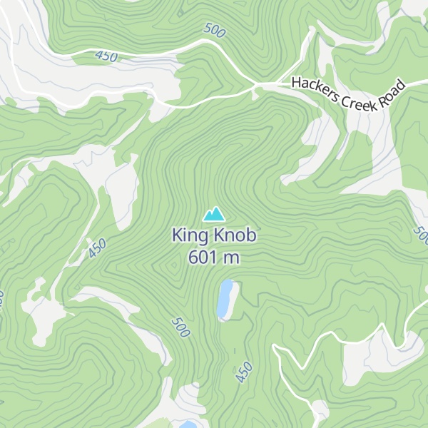 Map of King Knob